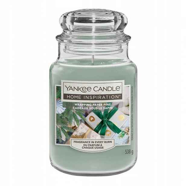 Velká svíčka z balicího papíru Pine Home Inspiration Yankee Candle