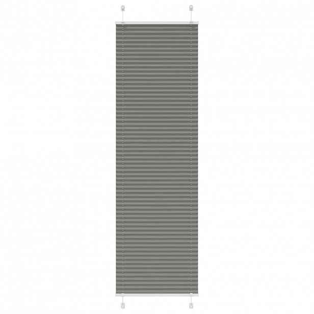 vidaXL Plisovaná roleta antracitová 65x200 cm Šířka látky 64,4 cm