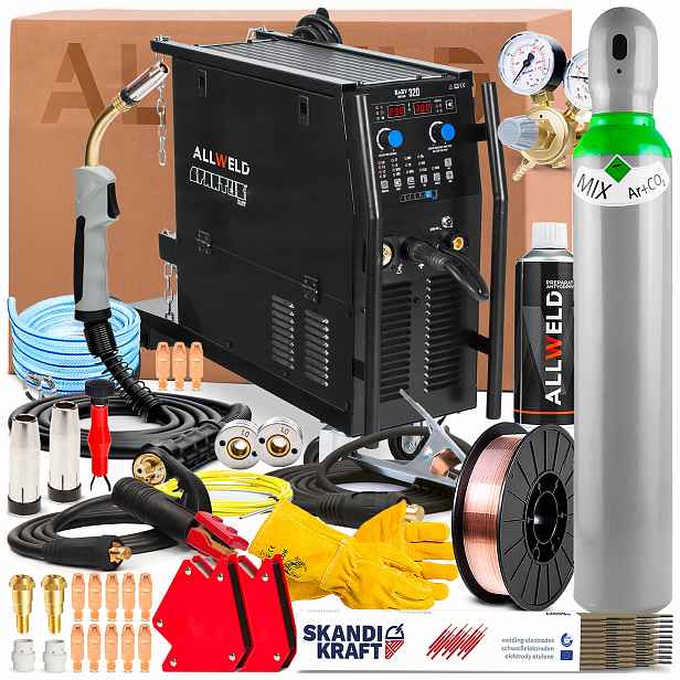 Svařovací Stroj Spartus Easymig 320 400V 300A Mma Tig Lift Synergie Svařování