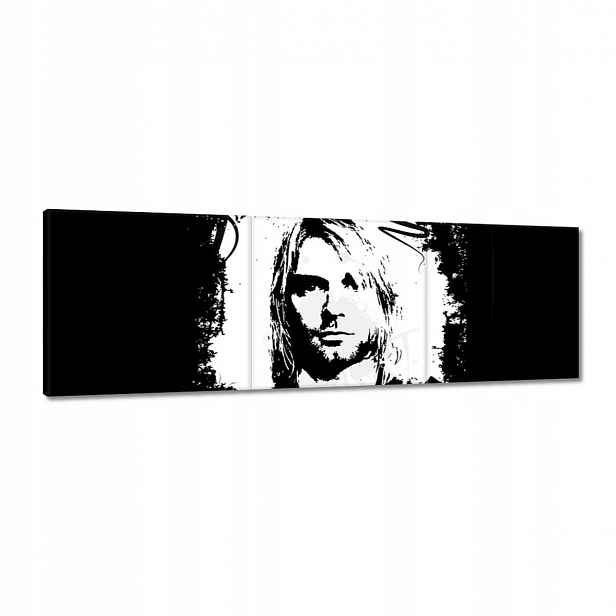 Obrazy 120x40 Kurt Cobain Nirvana Hudebník