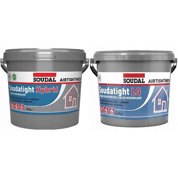 Soudal Sws tekutá membrána Hybrid 6 kg vnější Lq 4,5 kg vnitřní