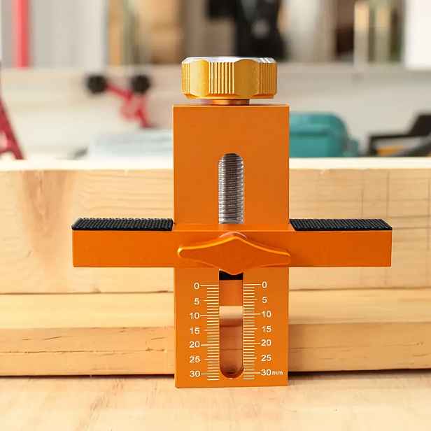 TEMU Oranžový základní model, Forma na instalaci dveří truhlářské skříně z hliníkové slitiny, Nástroj pro rychlé polohování vrtání s odrazovým