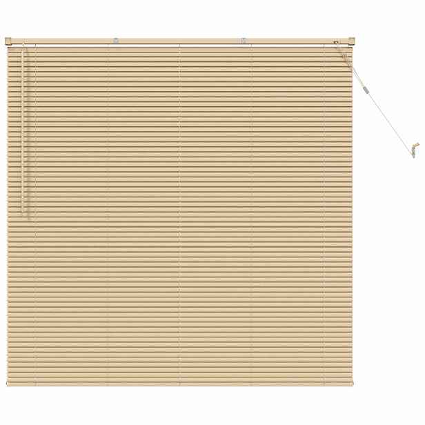 vidaXL Venet školní žaluzie Světle hnědá s vzorem 150 x 150 cm 25 mm
