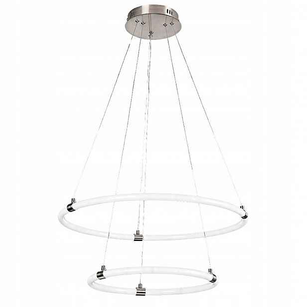 Závěsná lampa s kroužky do vysokého pokoje