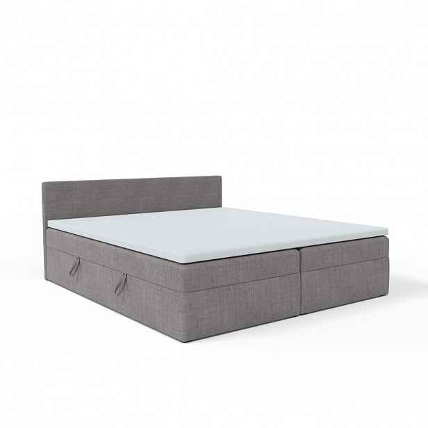 Fedve BOXSPRINGOVÁ POSTEL Verdig 160x200 cm, Šedá