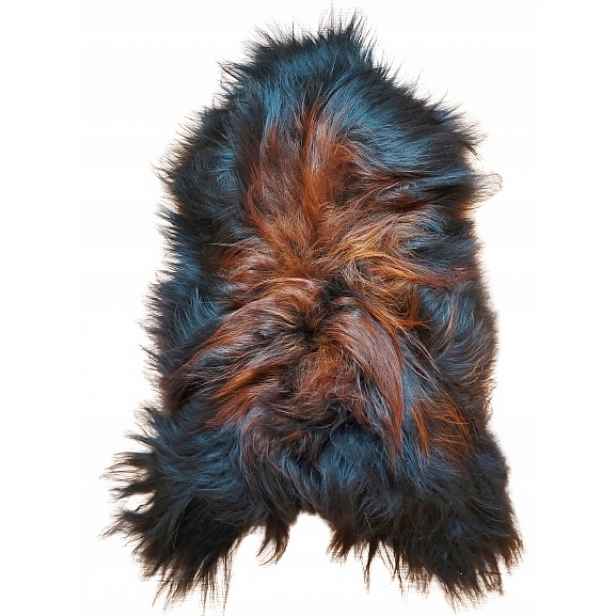Islandská ovčí kůže Ohnivá černá přírodní
