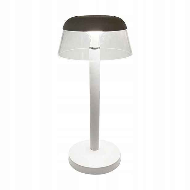 V-tac Stolní noční lampička 3W Led 28cm nabíjení Usb, stmívatelná, bílá