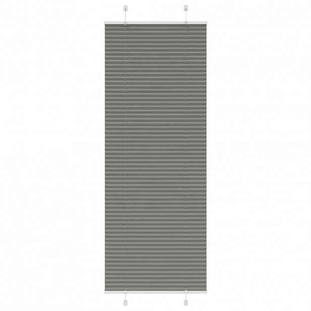 vidaXL Plisovaná roleta antracitová 80x200 cm Šířka látky 79,4 cm