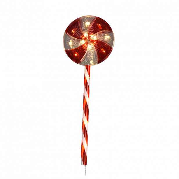 Home Styling Collection LED LOLLIPOP – vánoční světelná cesta, sada 3 ks, pro venkovní použití, 60 LED diod, 3 m, napájení na baterie