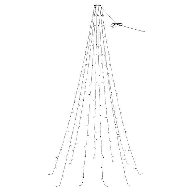 Livarno® Světelný LED řetěz, 120 LED / 180 LED (180x Led, barevná)