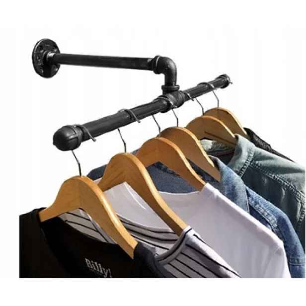 Nástěnný věšák na oblečení loft