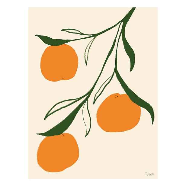 Plakát 30x40 cm Orange – Anna Mörner – The Poster Club
