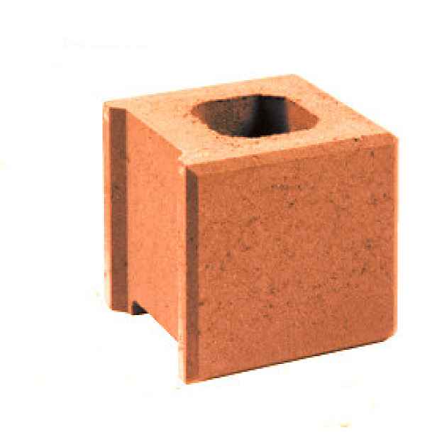 Tvárnice plotová BEST LUNETA III karamel 200×200×200 mm