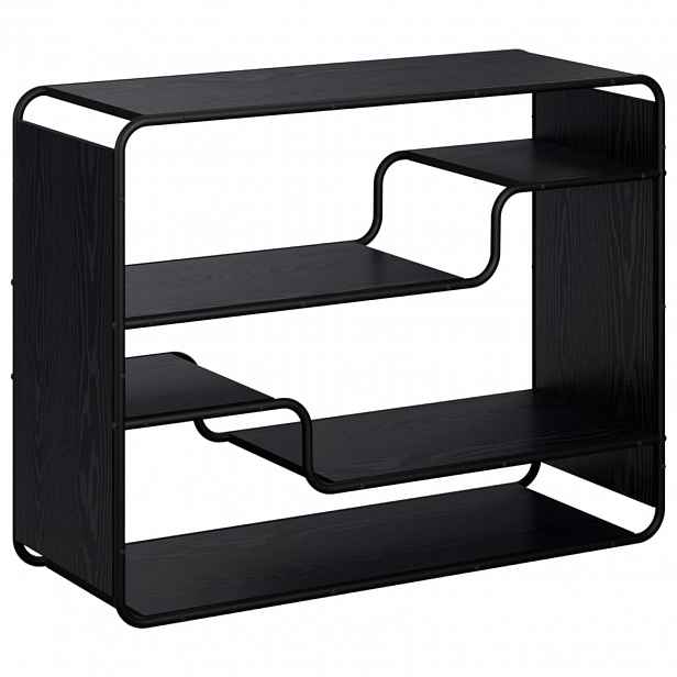 vidaXL Příborník Černý dub 98 x 37,5 x 75,5 cm Technické dřevo