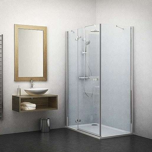 Boční zástěna ke sprchovým dveřím 100x201,7 cm levá Roth Elegant Line chrom lesklý 133-100000L-00-02