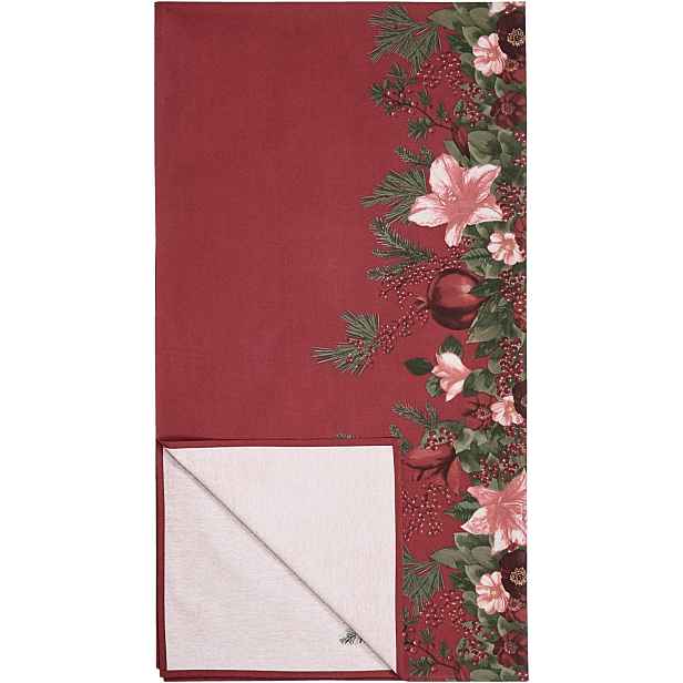 Livarno® Ubrus, 130 x 240 cm (červená)