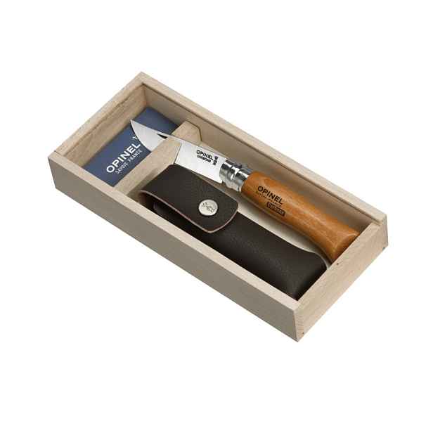 Opinel Nůž VR N°08 Carbon, dárkové balení s pouzdrem 000815