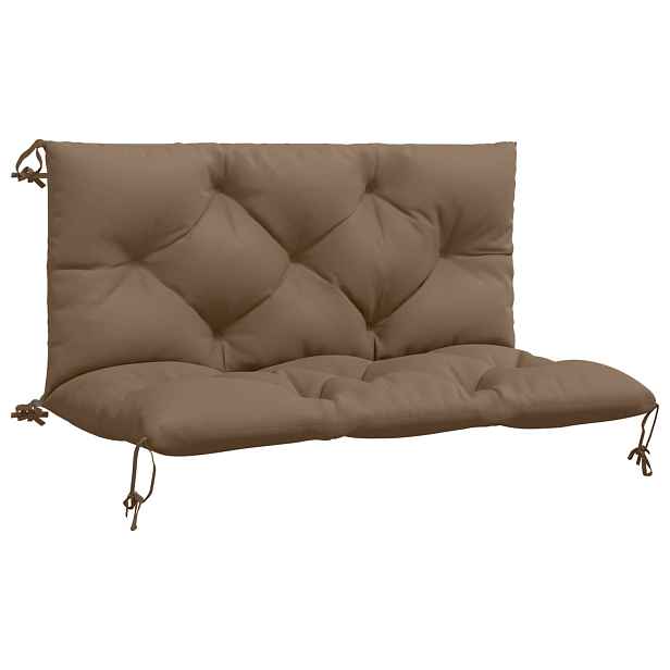 vidaXL 1-dílný paletový polštář VIANEN 100% polyester Taupe
