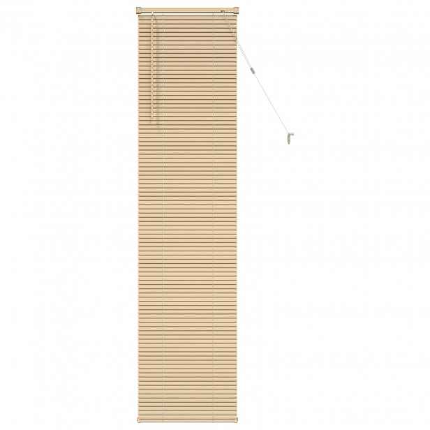 vidaXL Venet školní žaluzie Světle hnědá s vzorem 213 x 50 cm 25 mm