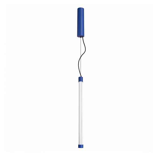 Tmavě modré kovové LED závěsné svítidlo ø 6 cm TRANG – Thoro