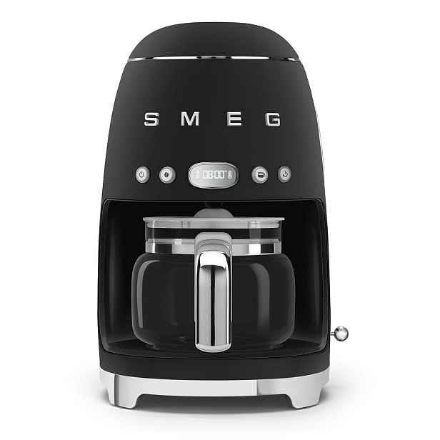 Smeg Překapávač na kávu 50´s Retro Style, matná černá DCF02BLMEU
