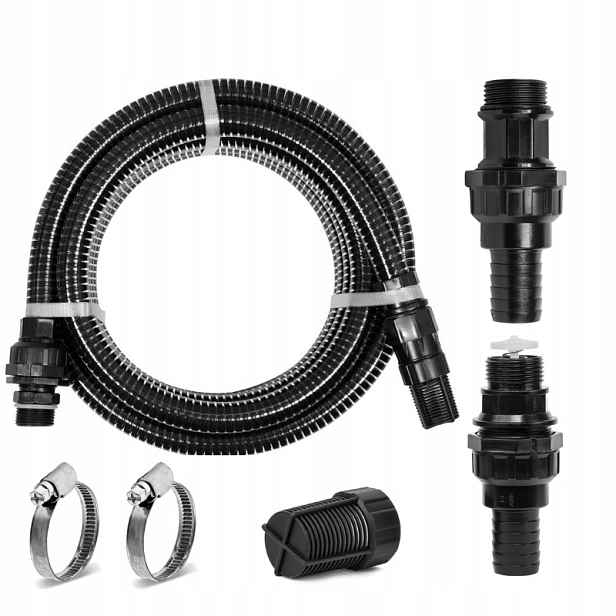 Sací Hadice Sada Pro Čerpadla A Hydrofory S Ventilem 25 mm 1” 7 m