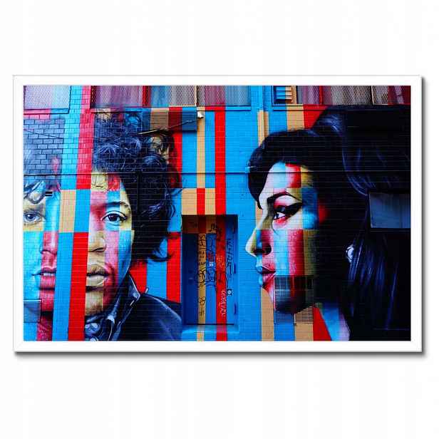 Plakáty v rámu 60x40 Graffiti Pouliční umění