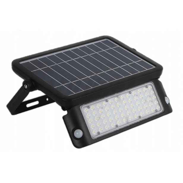 Solární Led zářič 10W 4000K Voděodolný IP65