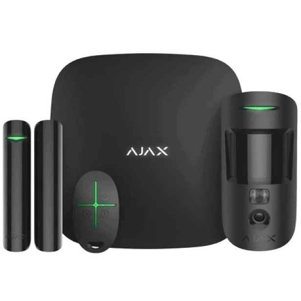 Ajax Systems StarterKit Cam Plus Hdr černý WiFi alarmový set