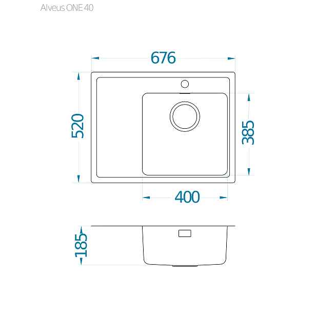 Alveus ONE 40 F/S/U P
