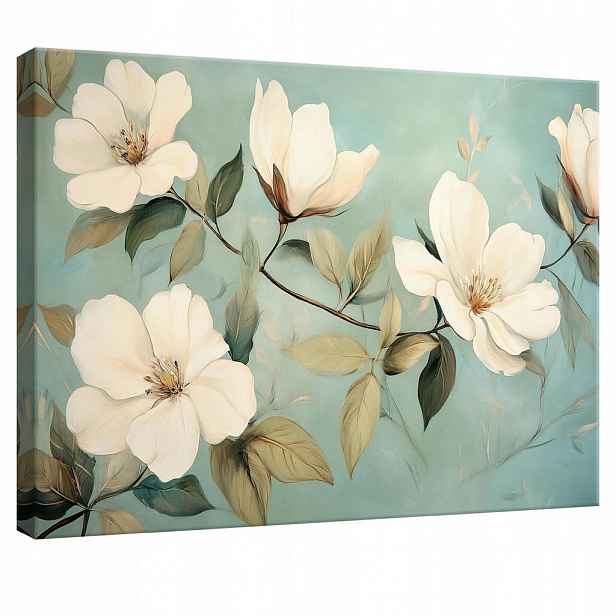 Wallarena OBRAZ na plátně s květinami do moderního obývacího pokoje 120x80