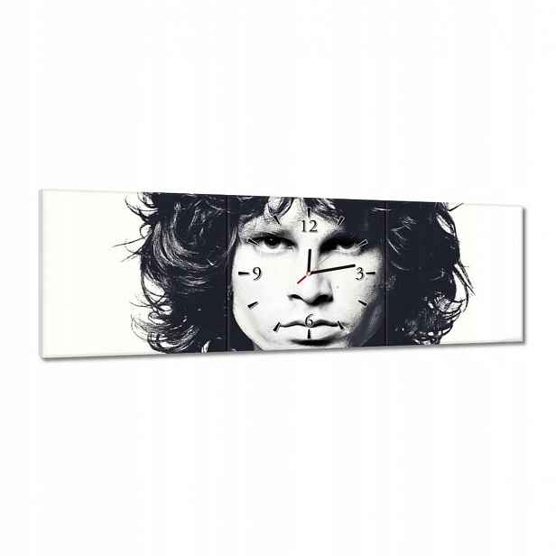 Hodiny 90x30 Zpěvák The Doors