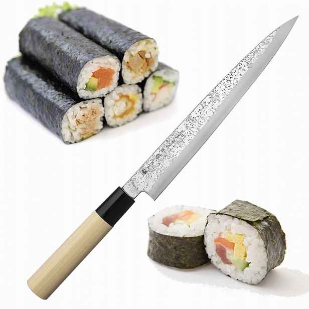 Satake Nashiji Natural Japonský Nůž Yanagi-Sashimi na sushi 21 cm
