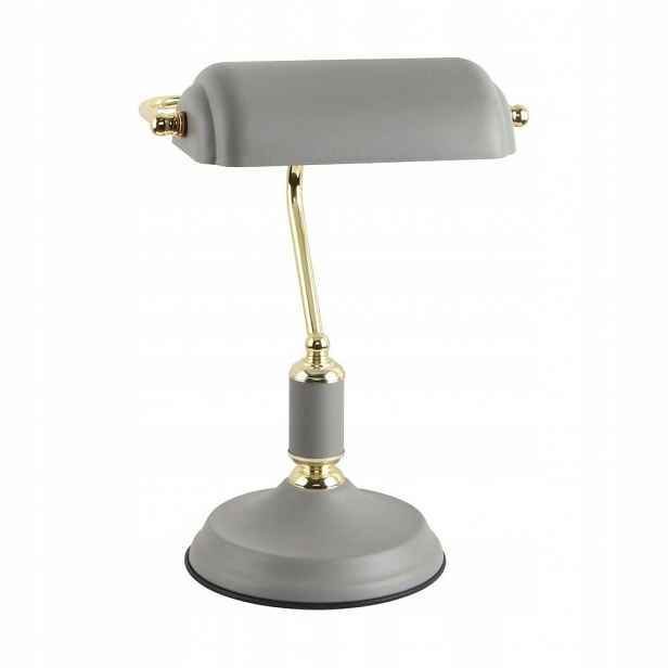 Stolní bankéřová lampa Roma A2048-GR Zuma Line