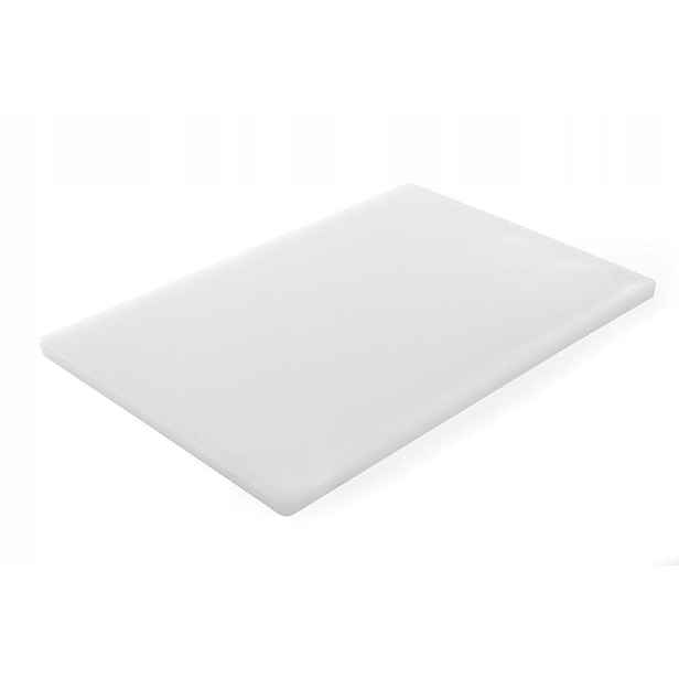 Prkénko na krájení Haccp na mléčné výrobky 600 x 400 mm, bílá barva Hendi 825600