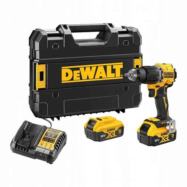 akumulátorová aku vrtačka 18V 2x5.0Ah Dewalt [DCD799P2T-QW]