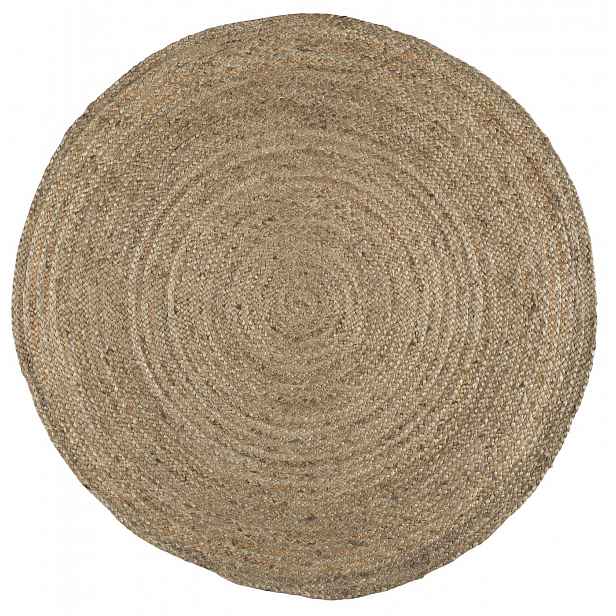 IB Laursen Jutový koberec ROUND NATURAL 120 cm