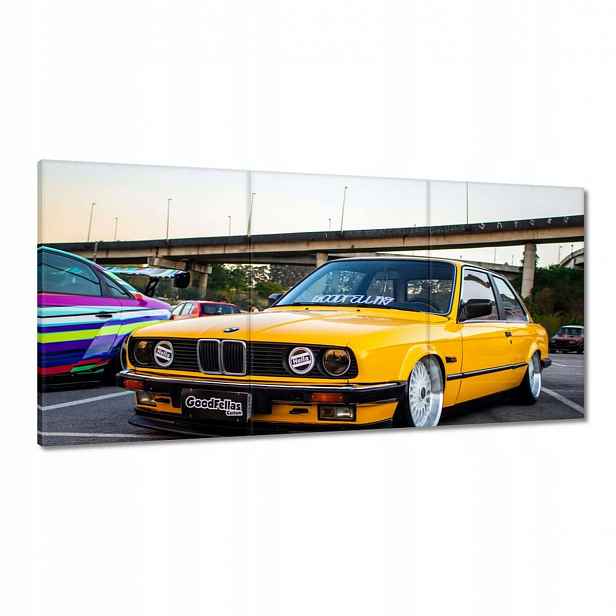 Obrazy 120x60 Žluté Bmw Trojka 3 Půda
