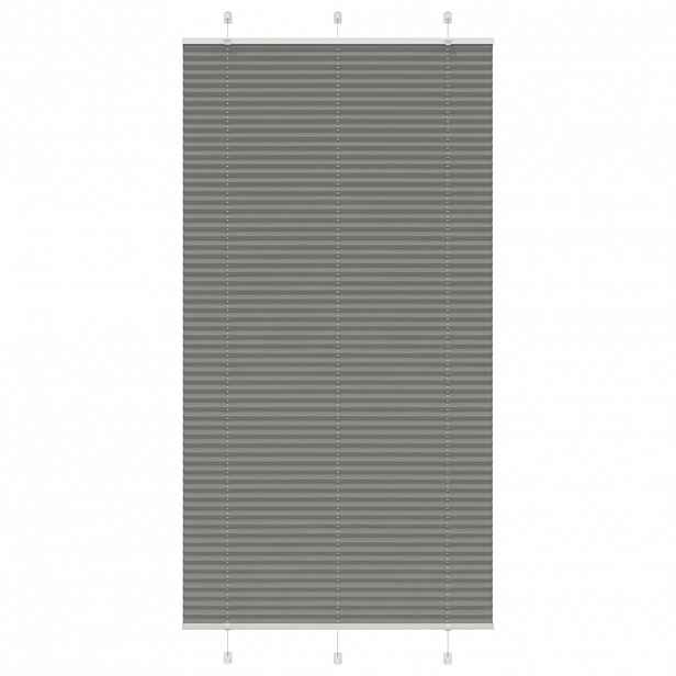 vidaXL Plisovaná roleta antracitová 110x200 cm Šířka látky 109,4 cm