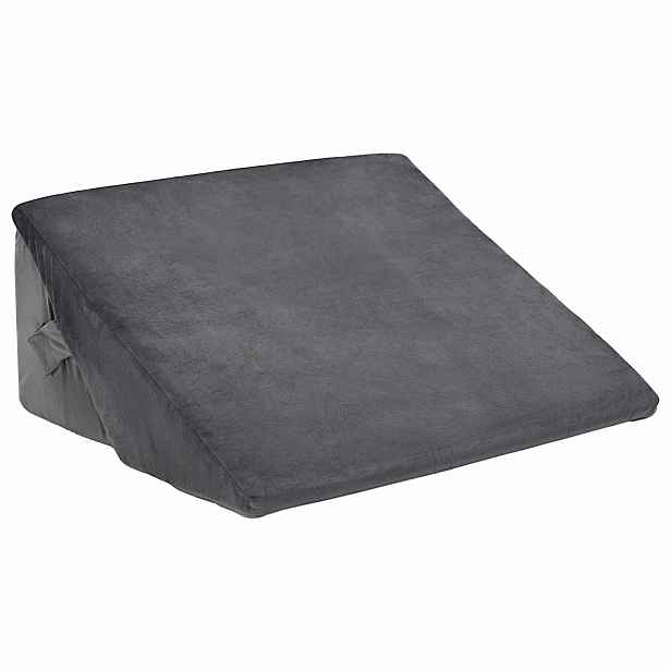 vidaXL Polštář na svah Šedá 55 x 55 x 26 cm Paměťová pěna