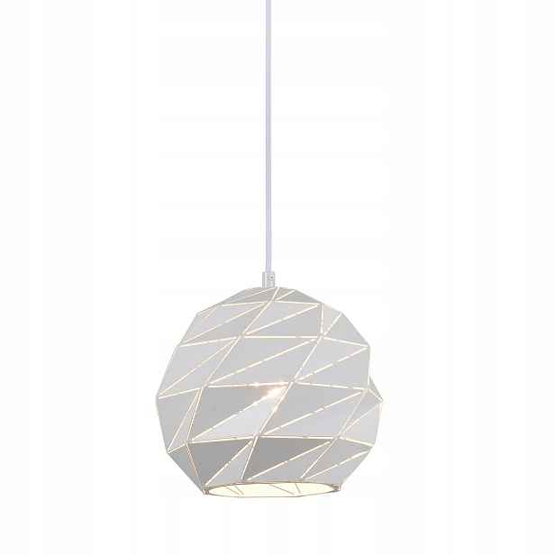 Palermo Závěsná lampa Bílá Moderní kulatá E27 40W IP20