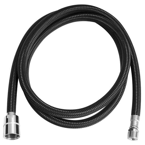 Aqualine Sprchová hadice pro výsuvné sprchy, F1/2"-M1/4", 150cm, černá
