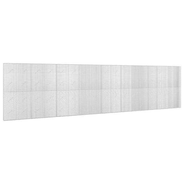 vidaXL Gabion s drátem 3,5 mm a sítem 5x2,5 cm 850x10x200 cm