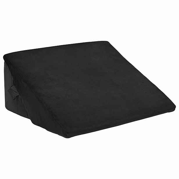 vidaXL Polštář na svah Černá 55 x 55 x 26 cm Paměťová pěna