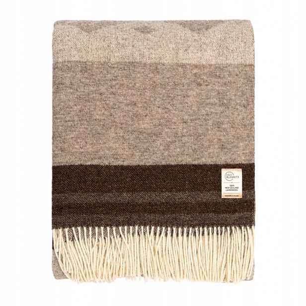 Vlněná Deka teplá měkká 100% vlna pléd 170x200 Cozy Blankets