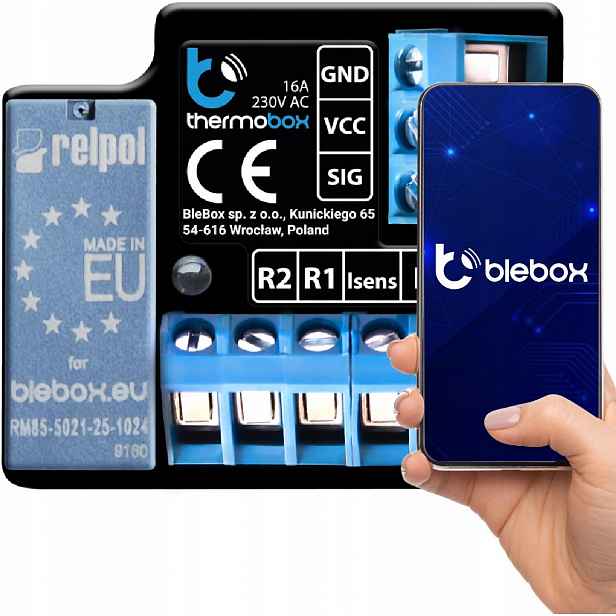 Otopný Modul Thermbox Blebox – Termostat Wifi, Regulace Teploty