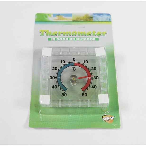 teploměr 7,5x7,5cm univ., -50°C+50°C, samolep.