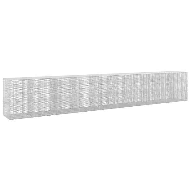 vidaXL Gabion s drátem 3,5 mm a sítem 5x2,5 cm 950x100x150 cm