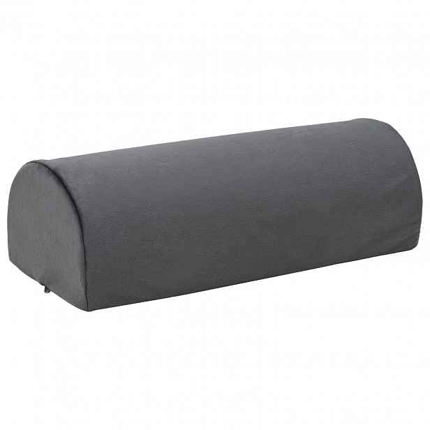 vidaXL Polštář na nohy 42 x 18 x 13 cm Pevný PU pěna Šedá