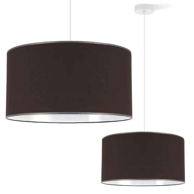 Závěsná Stropní Lampa Gyrndol S Hnědým Stínítkem Do Obývacího Pokoje Jídelny Kuchyně